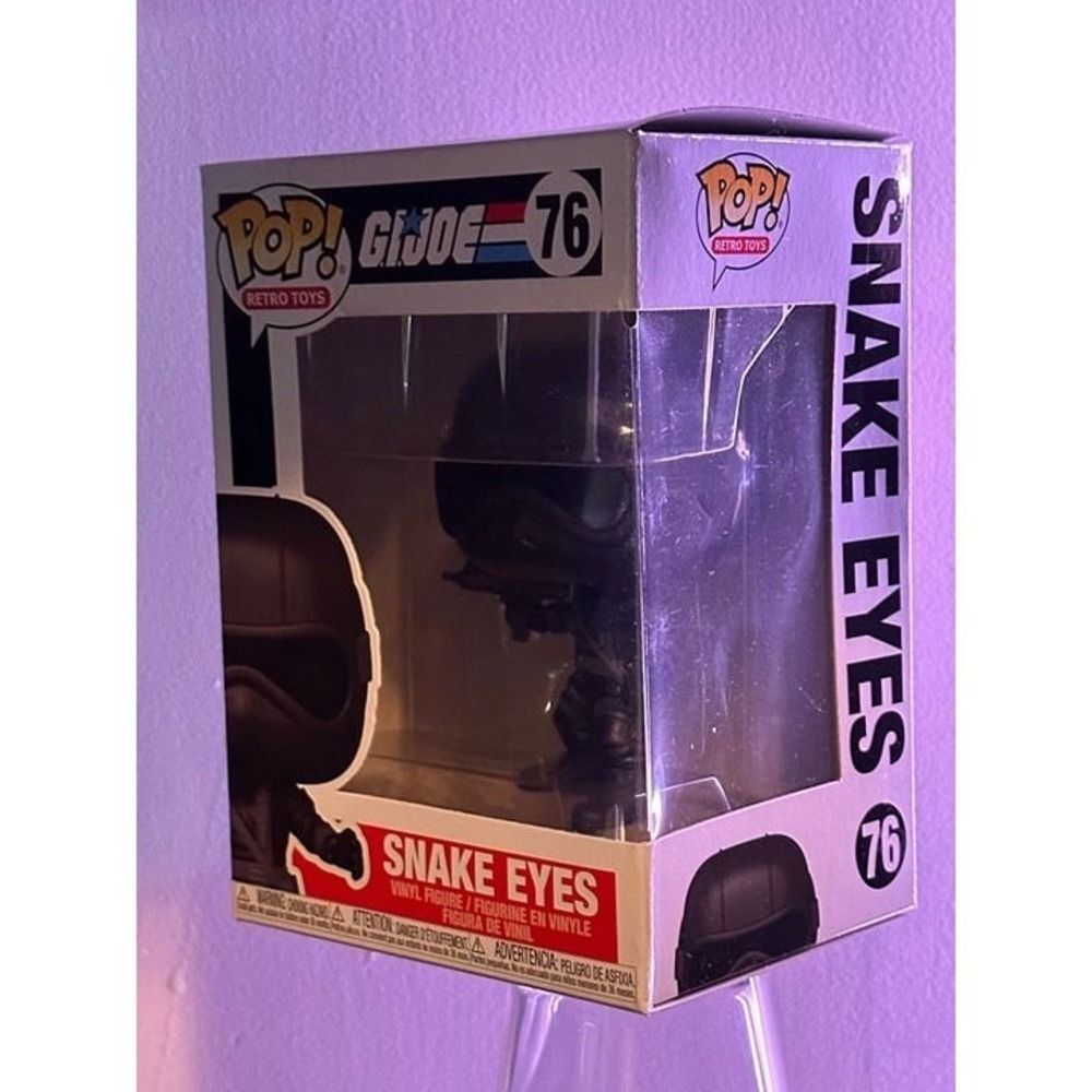 FUNKO POP! VINYL: G.I. Joe- V1 Snake Eyes #76 - Picture 6 of 10